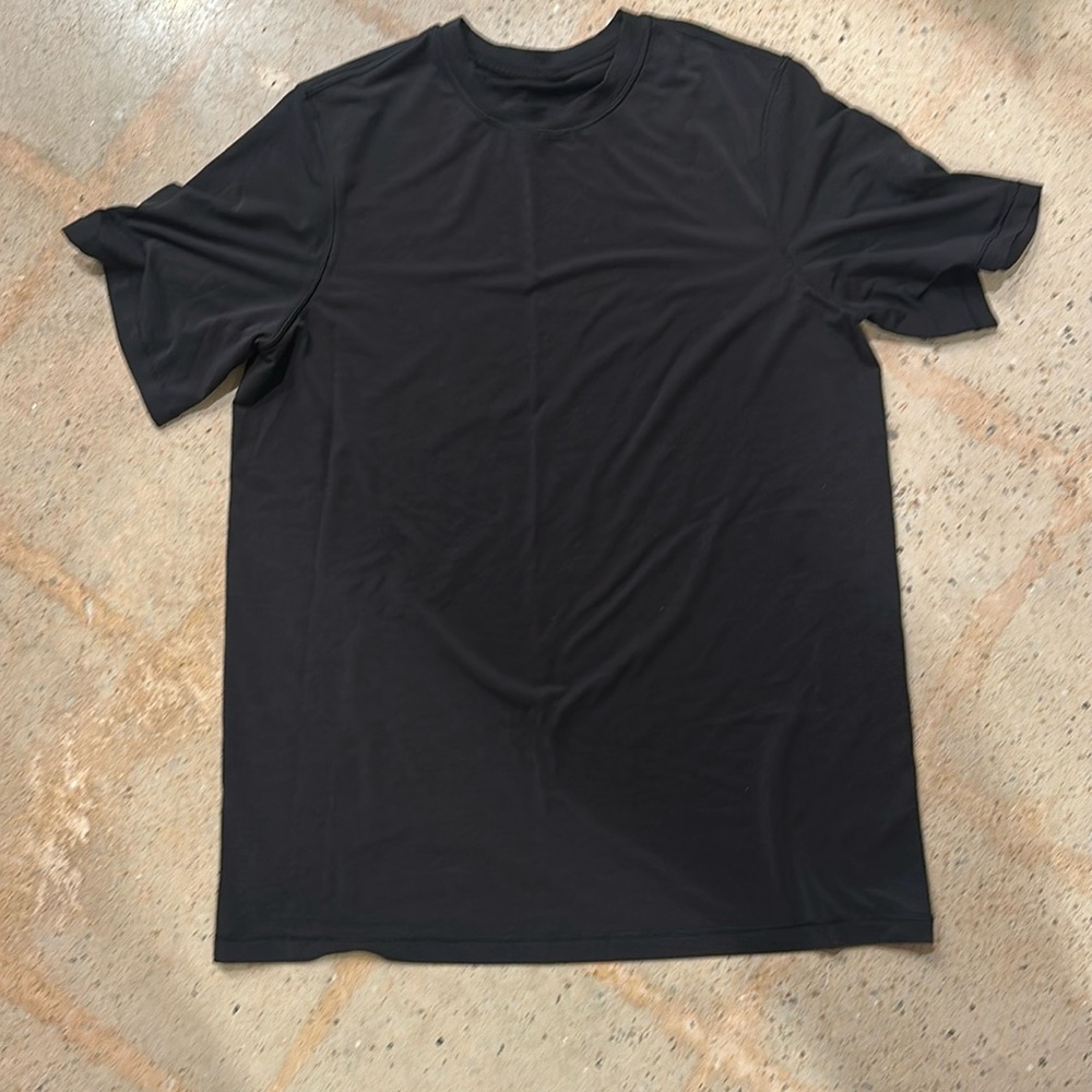 Lululemon Jersey Training Short-Sleeve Shirt black, size 2